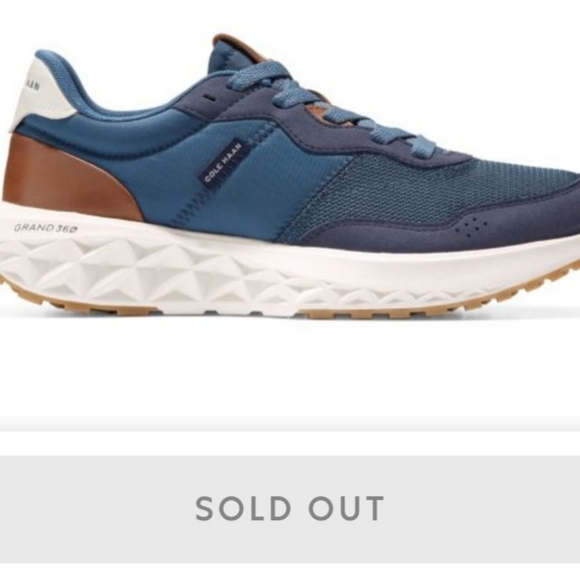 Cole Haan Men's Zerogrand All Day Runner Sneaker Ensign Blue/ Ivory 10.5M Navy - Picture 15 of 15